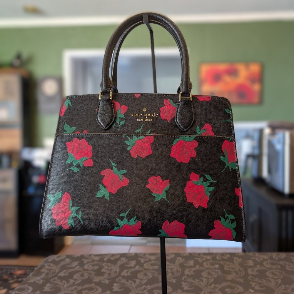 Kate Spade Madison Rose Toss Medium Satchel
